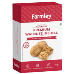 Farmley Premium Jumbo Walnut Inshell Walnuts  (1 kg)