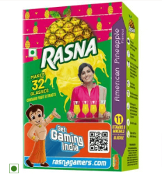 Rasna Fruit Fun - Pineapple, 61 g
