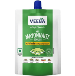 VEEBA Veg Mayonnaise Eggless Chef'S Special, 100 g Standy Pouch