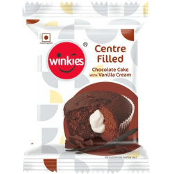 Winkies Centre Filled Cake - Chocolate with Vanilla Cream, 30 g