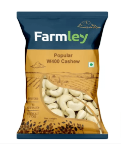 Farmley Popular W400 Raw Kaju Cashews  (500 g)