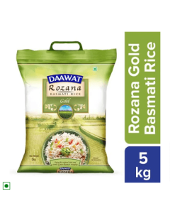 Daawat Basmati Rice/Basmati Tandul - Rozana Gold, 5 kg Pouch
